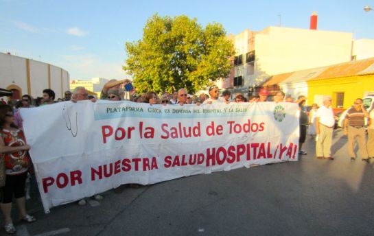 Manifestacion en La Linea, Pan, Trabajo, Techo...jpg - 57